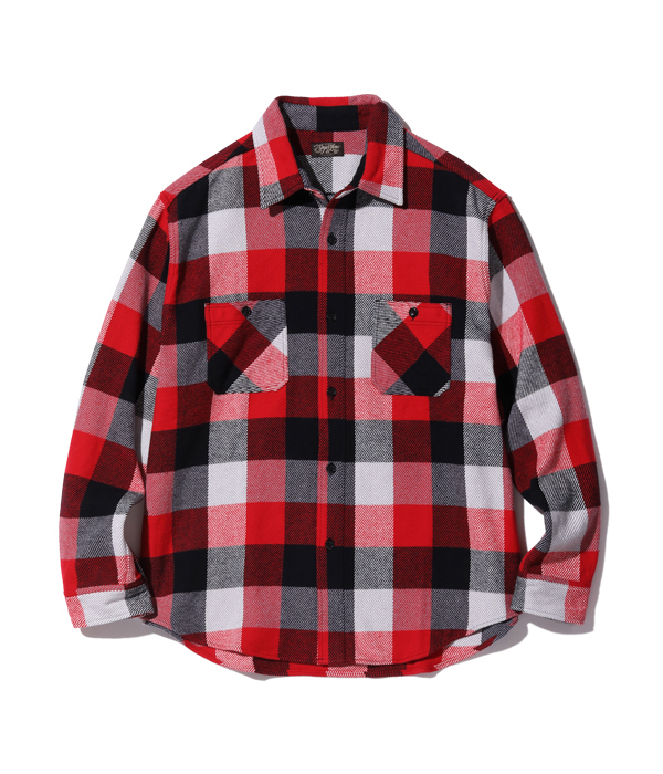 2023年9月21日入荷 / Lot No. SC29177 / 3-COLOR BLOCK CHECK HEAVY FLANNEL WORK SHIRT