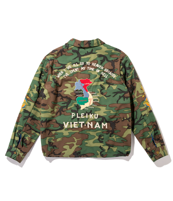 Lot No. TT14643-198 / Mid 1960s Style Woodland Camouflage Vietnam