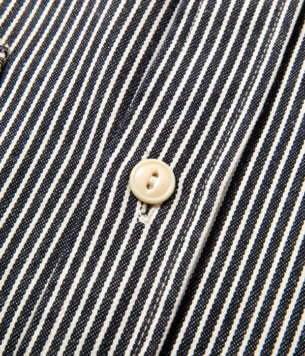 Lot No. SC27853 / HICKORY STRIPE WORK SHIRT - SUGAR CANE