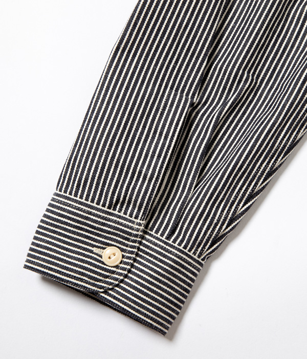 Lot No. SC27853 / HICKORY STRIPE WORK SHIRT - SUGAR CANE
