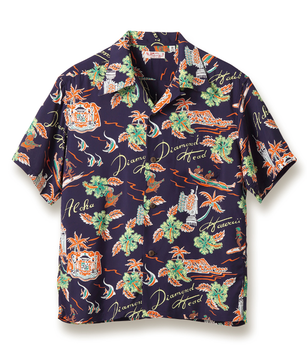 Lot No. SS38313 / RAYON HAWAIIAN SHIRT “ALOHA HAWAII”-TOYO ENTERPRISE  ONLINE STORE