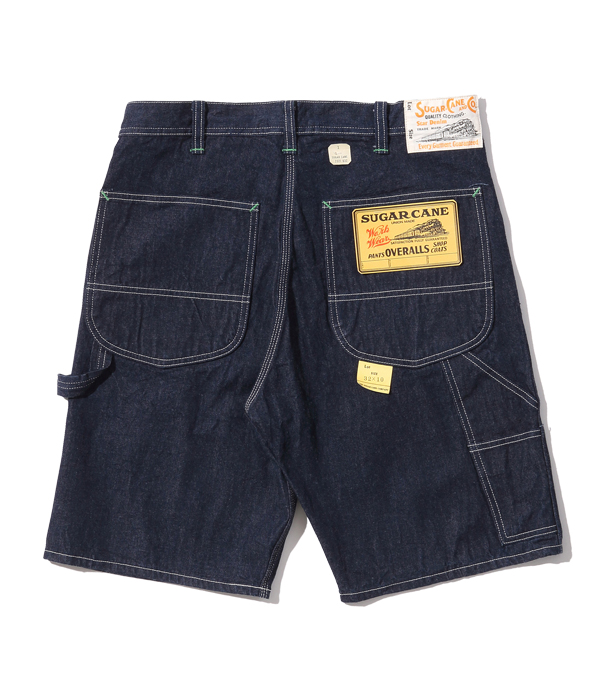 Lot No. SC51841 / 11oz. BLUE DENIM WORK SHORTS - SUGAR CANE Lot No. SC51841 / 11oz. BLUE DENIM WORK SHORTS - SUGAR CANE