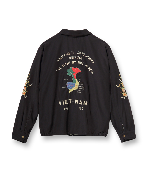 Lot No. TT15023-119 / Mid 1960s Style Vietnam Jacket “VIETNAM MAP