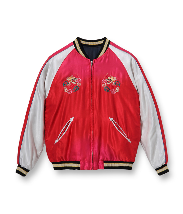 Lot No. TT15053-119 / Early 1950s Style Acetate Souvenir Jacket 