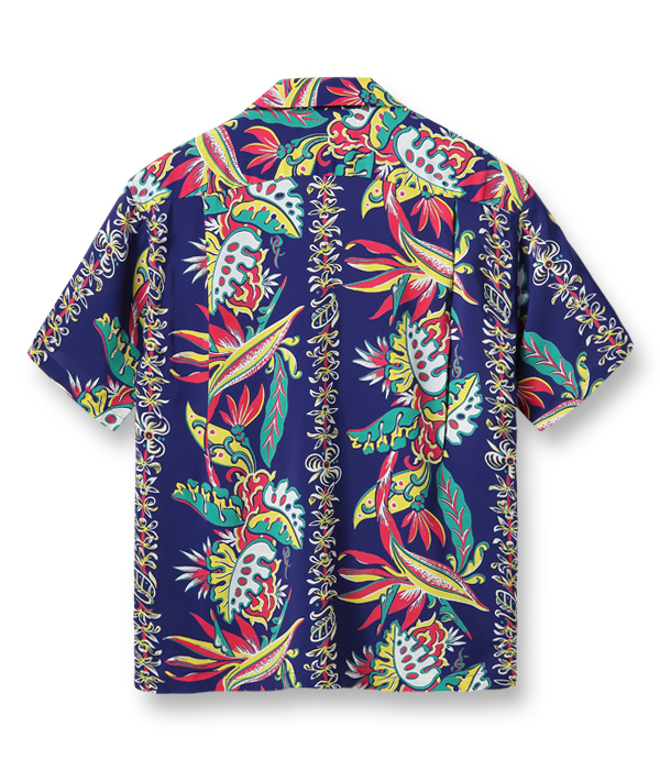 Lot No. SS / RAYON HAWAIIAN SHIRT “BIRD OF PARADISE