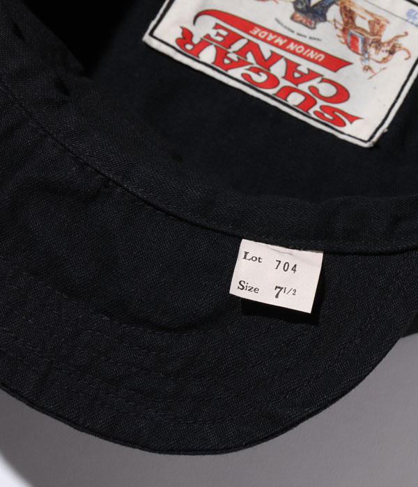 SC02704 / FICTION ROMANCE 11oz. BLACK DENIM WORK CAP - CANE -