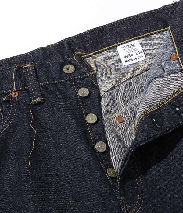 Lot No. SCUS / SUGAR CANE “Made in USA” oz. BLUE DENIM