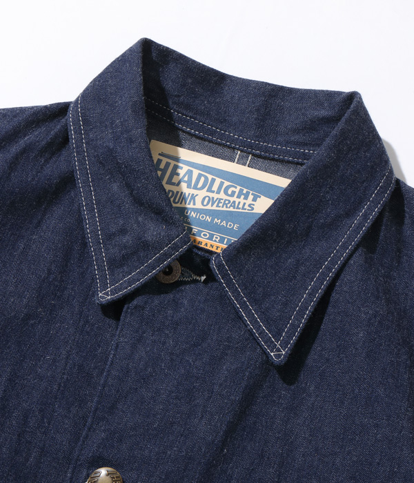 Lot No. HD15234 / HEADLIGHT 10oz. BLUE DENIM WW II WORK COAT