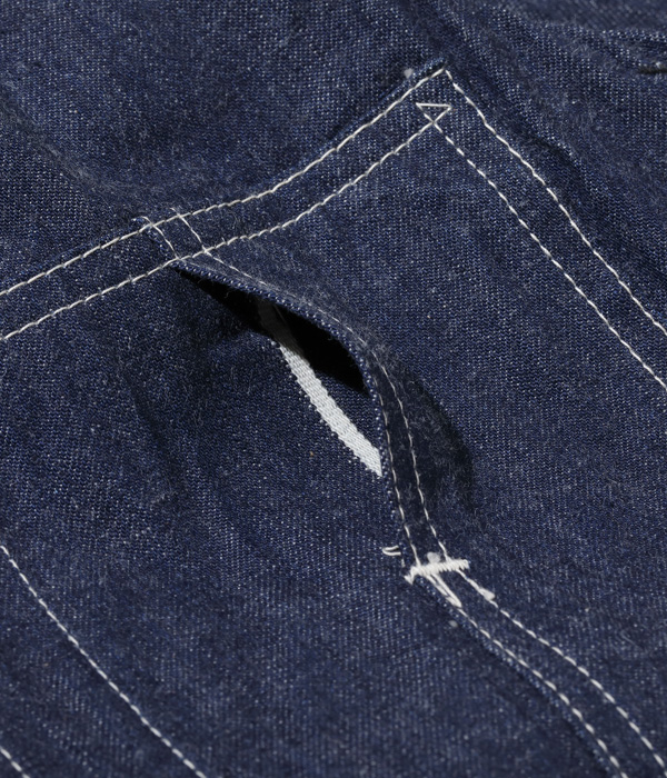 Lot No. HD15234 / HEADLIGHT 10oz. BLUE DENIM WW II WORK COAT