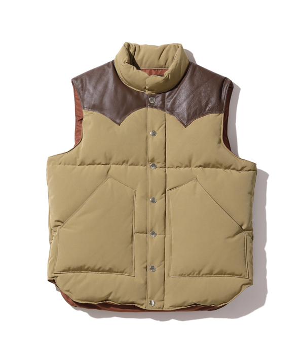 SUGAR CANE × BEAMS / 別注 Yoke Down Vest-eastgate.mk