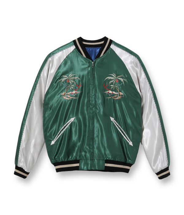 Lot No. TT15273-145 / Late 1950s Style Acetate Souvenir Jacket