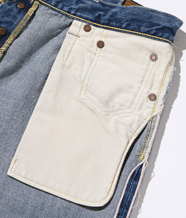 Lot No. SC41947SW-429 / 14.25oz. DENIM 1947 AGED MODEL