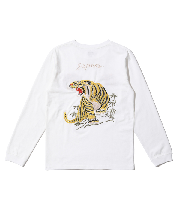 Lot No. TT69298 / LONG SLEEVE SUKA T-SHIRT EMBROIDERED “TIGER Lot No. TT69298 / LONG SLEEVE SUKA T-SHIRT EMBROIDERED “TIGER