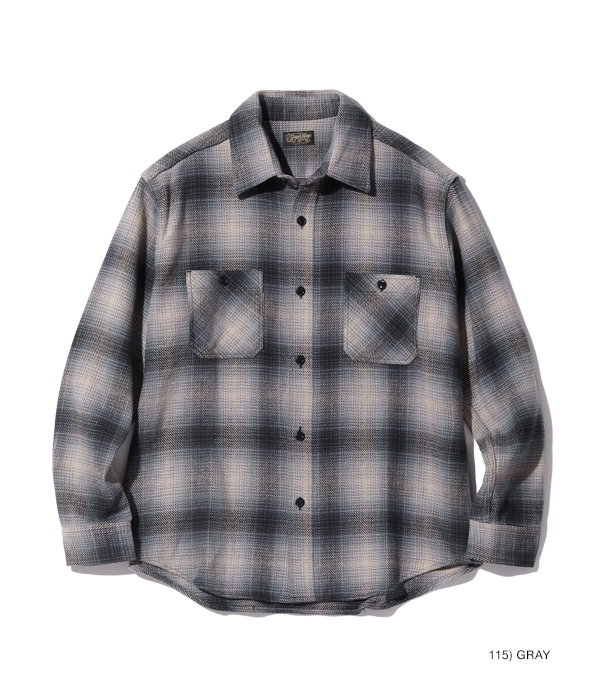 23aw SUGAR CANE Ombre Plaid Shirts