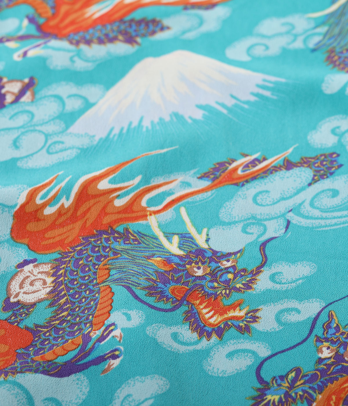 Lot No. SS39227 / RAYON HAWAIIAN SHIRT “TEAM OF DRAGONS