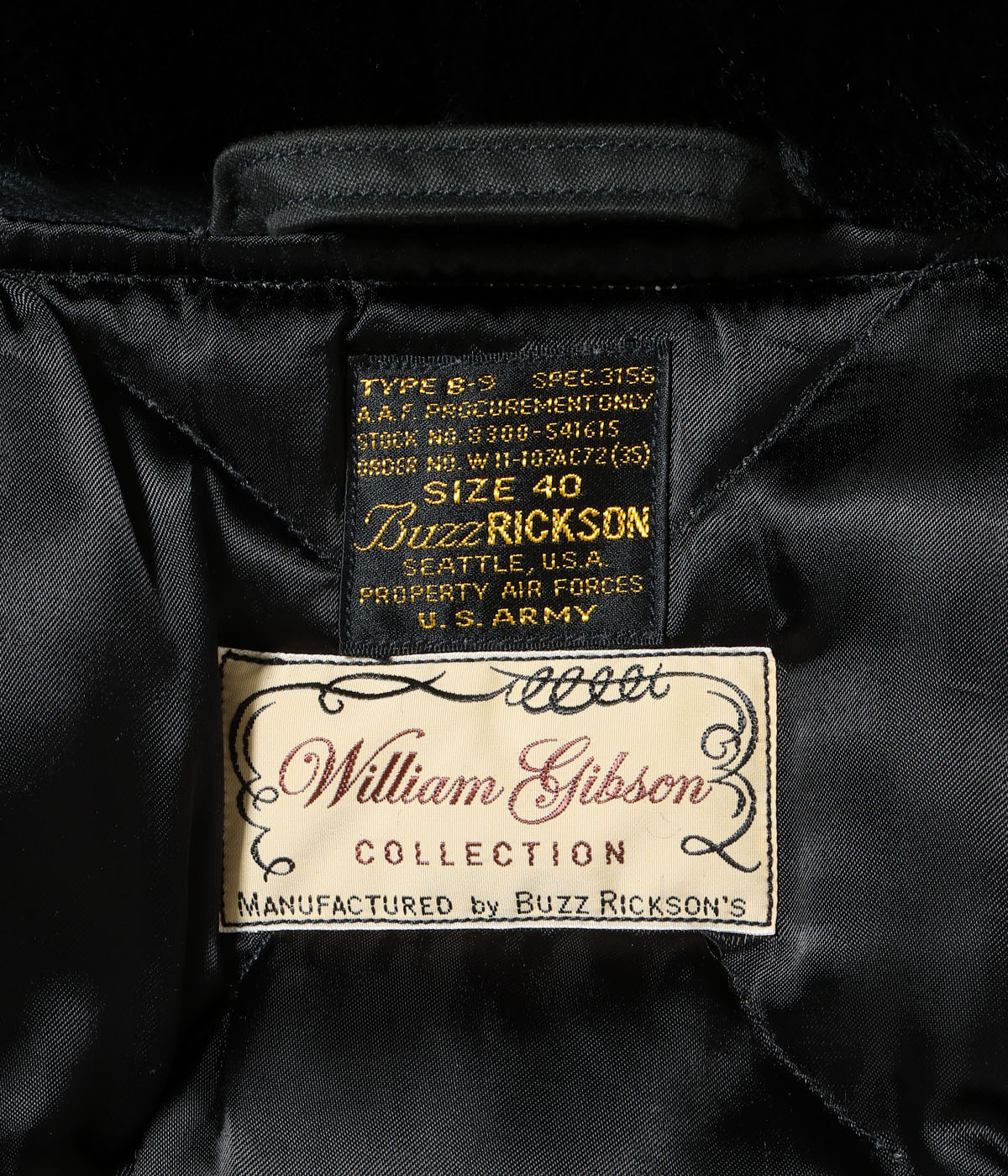 Lot No. BR15539 / WILLIAM GIBSON COLLECTION Type BLACK B-9
