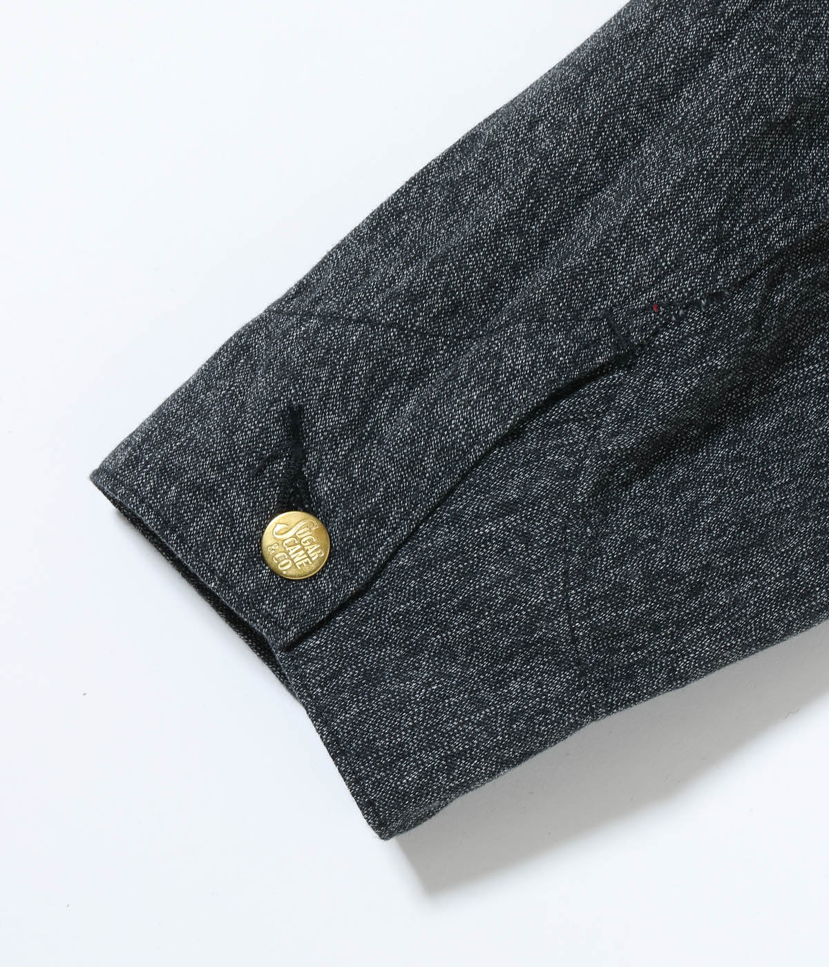 Lot No. SC15659 / 9oz. BLACK COVERT WORK COAT - SUGAR CANE